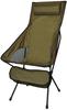 Blue Hour High Back Compact Chair Khaki Park Lane Outdoor Chair Compact Durable Headrest Camping