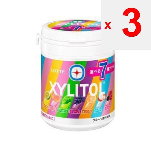 Lotte Lotte Xylitol Gum 7 видов, ассорти, флакон 133 г. Вы можете выбрать один из семи различных фруктовых ароматов. Вы можете выбрать один из семи различных фруктовых ароматов.