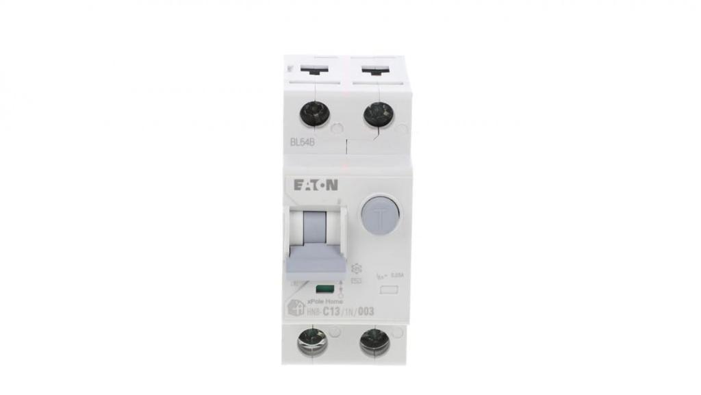 Differential circuit breaker 2P 13A 0.03A type AC xPole Home HNB-C13/1N/003 195126