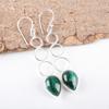Серьги с малахитом, ювелирные украшения, серьги из стерлингового серебра 925 пробы, ювелирные украшения ручной работы для свадебного подарка