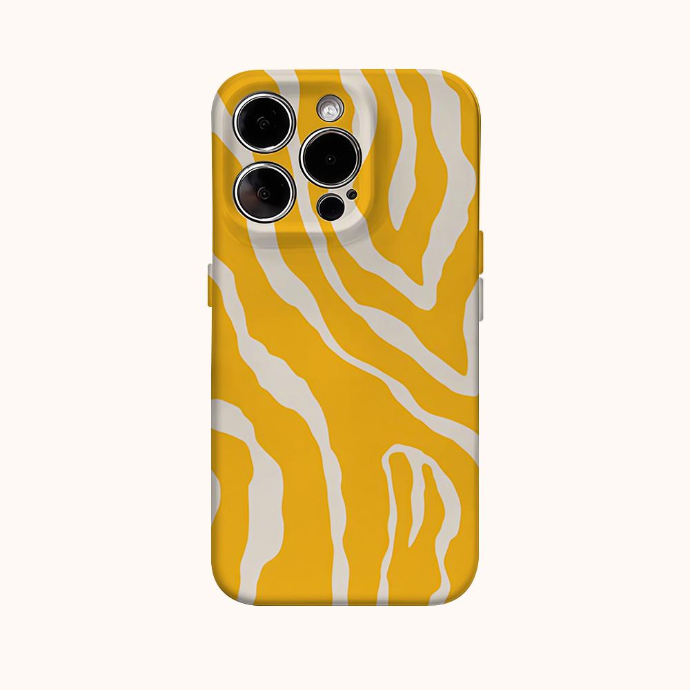 Yellow Ocean Phone Case for IPhone 16 15 14 13 12 11 X XS XR XSMAX 7 8 Pro Max Plus Double-layer Back Cover