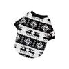 Thickened Christmas Pet Clothes Elk Pattern Pupy Hoodie Costume  For Small Medium Dog
