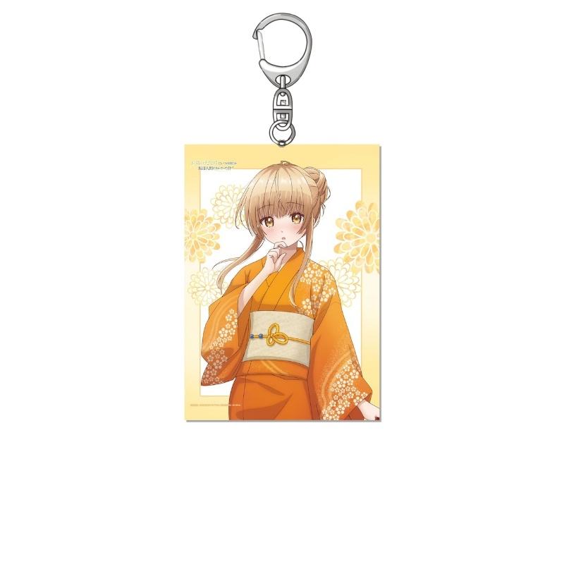 Anime The Angel Next Door Spoils Me Rotten Acrylic Keychain figure Mahiru Shiina Pendant Bag Car Keychain Cell phone Pendant