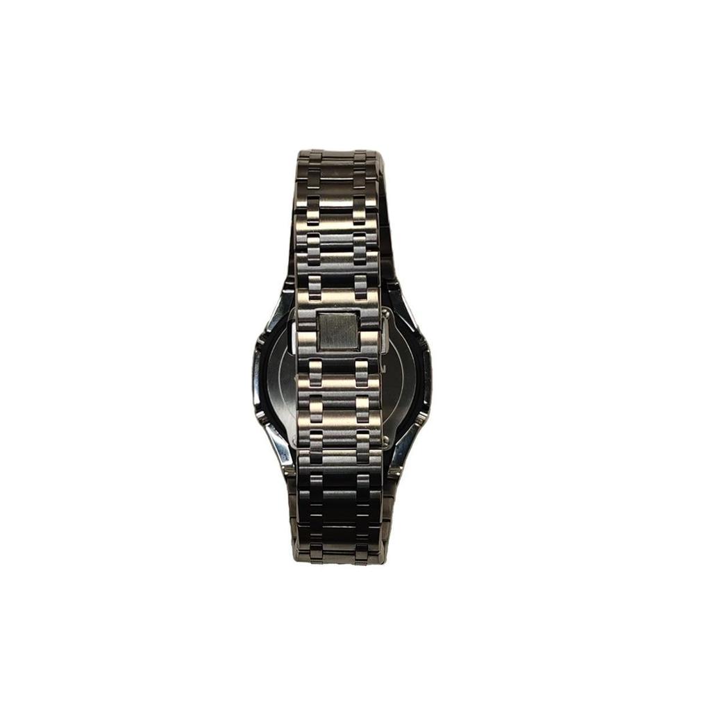 Casio Часы Custom Collection, кварцевый механизм, ремешок из нержавеющей стали, мужские часы, белый циферблат GA-2100-7A7(Watch3--)