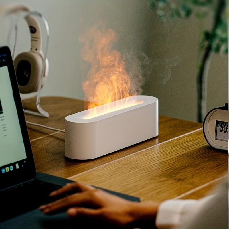 1 шт. цветной светильник, увлажнитель воздуха, USB, крутой туман, имитация пламени, увлажнитель, диффузор эфирных масел с функцией синхронизации