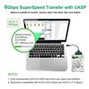 Кабель-адаптер USB 3.0 на SATA III с UASP, конвертер SATA в USB для 2,5" жесткого диска JL166653203053