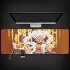 ONE PIECE Анимационный Мерч Манки Д.. Луффи Ророноа Зоро Общежитие Двумерный Компьютерный Коврик для Клавиатуры Водонепроницаемый Большой Милый Коврик для Мыши