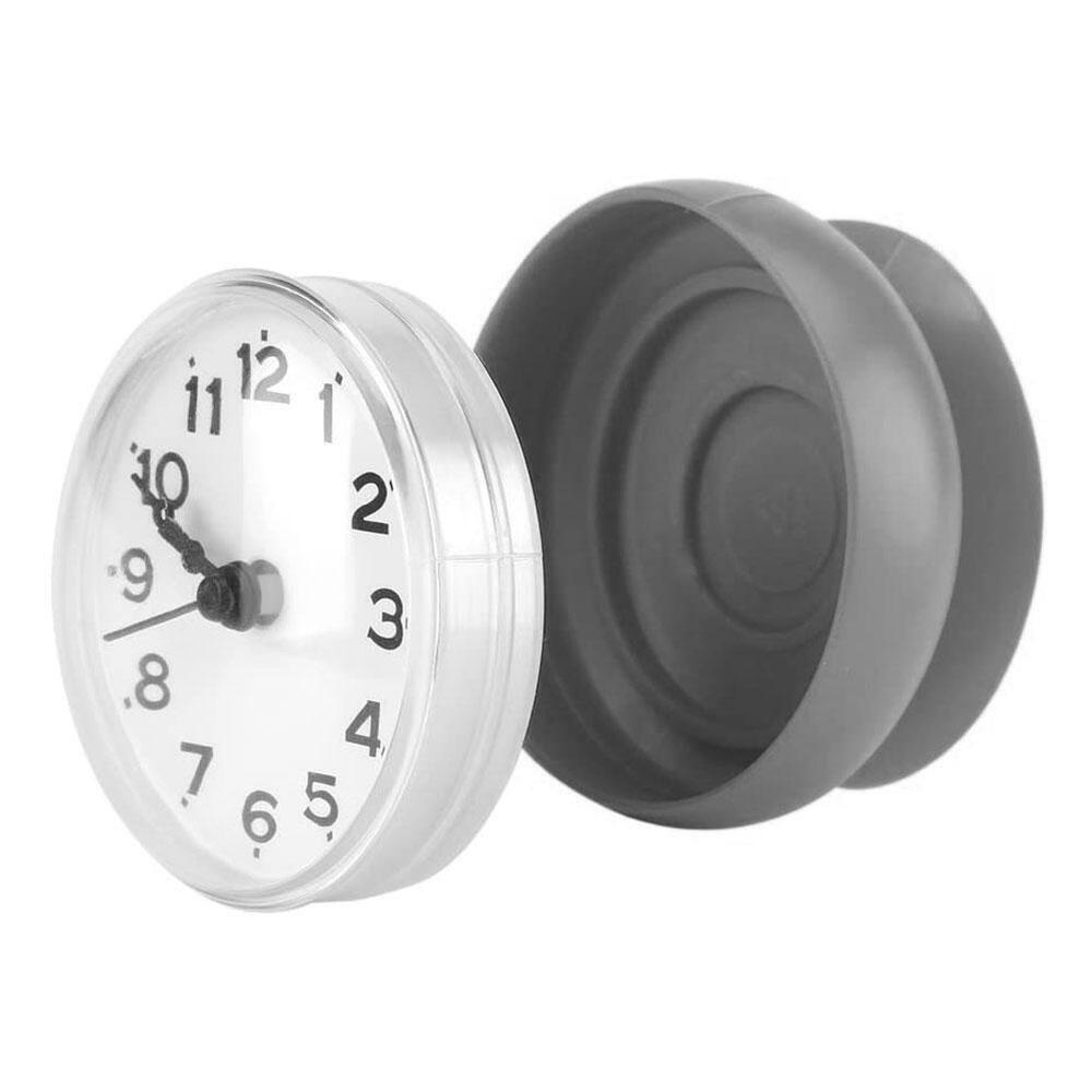 Пластиковые цементные настенные часы для душевой комнаты, кухни, водонепроницаемые с присосками