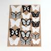 18Pcs/Set Ornamental Removable Exquisite Transparent Simulated Butterfly Wall Stickers Room Decor Wall Art Stickers AVE