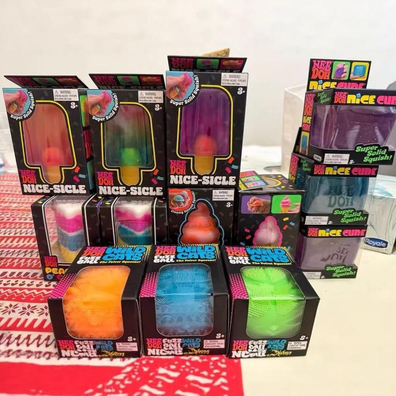 Ice Cream Bar Shaped Soft Maltose Squishy Toy, Slow Rebound Stress Relief Squeeze Toy, Portable Sensory Fidget Toy