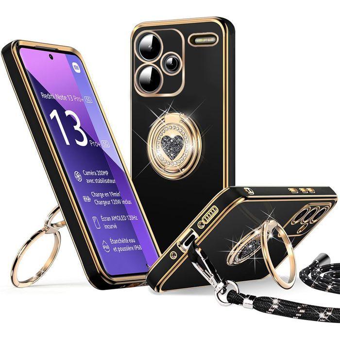 Coque de protection - E.F.CONNECTION - Pour Xiaomi Redmi Note 13 Pro Plus 5G - Silicone - Antichoc - Élégante