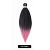 20 Inch Braiding Hair Extensions 1 Black Synthetic Fiber Pre Stretched Yaki Straight Easy Braid Crochet Box Knotless Twist Salon