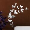 (Nikita) A Set Butterfly Combination 3D Threedimensional Mirror Wall Sticker Home Decora