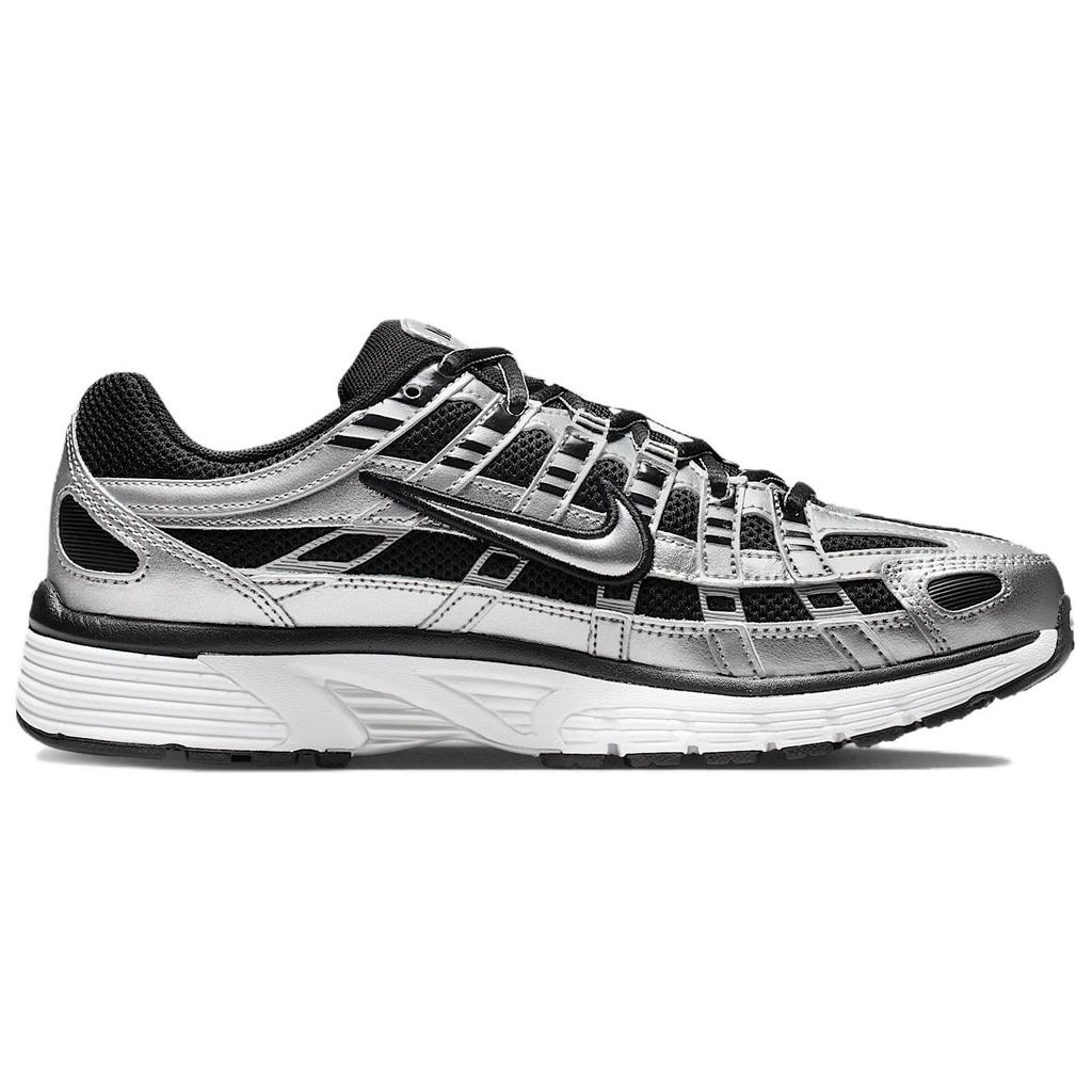 Nike Женские кроссовки P-6000 Металлик Серебристо-черные Белые BV1021-013