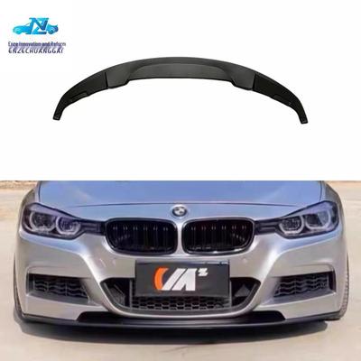 Передний спойлер для BMW F30/F35, Ярко-черный АБС-пластик, Комплект обвеса кузова автомобиля