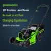 Greenworks Cordless Walk-Behind Lawn Mower CN plug (adapter included)