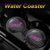 For Subaru Impreza Legacy Forester Outback WRX BRZ Tribeca 2pcs Car Badge Interior Parts Anti-slip Mat Water Coaster Accessories gyu9