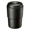 Gowell Convenience Store Mug Tumbler Stacking Convenience Store Coffee 2 Layer Thermo Cup Drinking with 350ml Black (Прямая крышка) ТС-1296-009