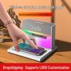 Многофункциональное Беспроводное Зарядное Устройство Ночник Bluetooth-Колонка с Индивидуальным Логотипом