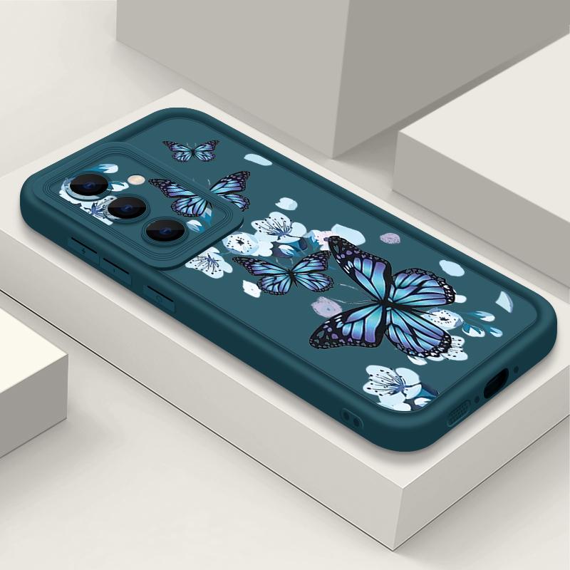 Black Butterfly Soft TPU Case For Samsung Galaxy S26 S25 S24 S23 S22 Ultra S23 FE A57 A17 A56 A55 A15 A16 A36 A37 5G Back Cover