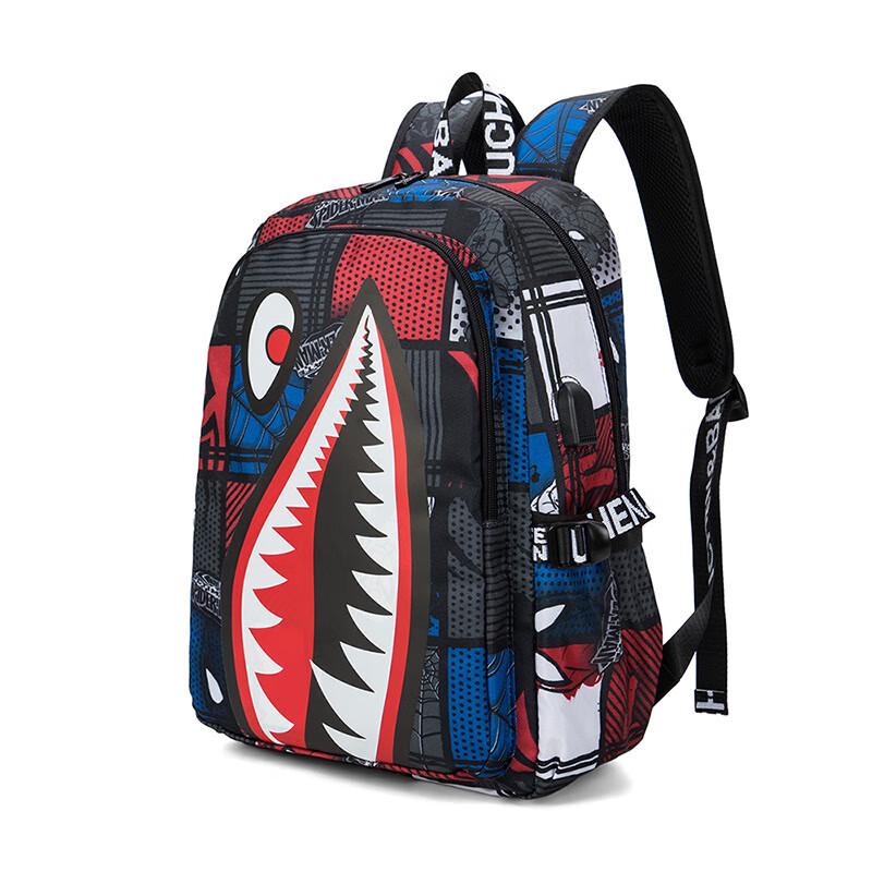 Li Shen Shark NYC Men's 3-Piece Backpack Set