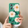 Чехол для OPPO A79 A2 5G Цветок Мягкий Жидкий Силикон Защита Камеры Ударопрочная Задняя Крышка Для OPPO A79 A2 Funda