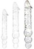 Threeball Glass Dildo L 29 X 5cm - ClearlyHorny - Glass Dildos