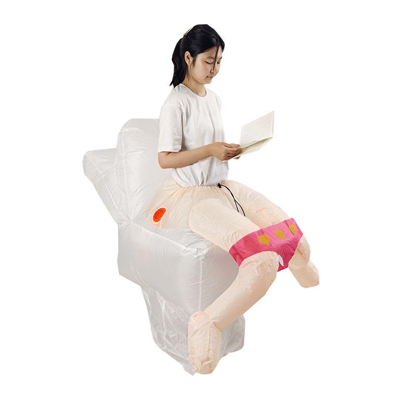Funny Inflatable Toilet Costume, Adults
