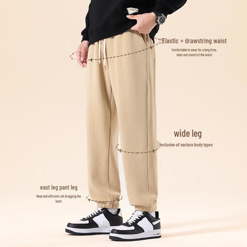 Мужские зимние джоггеры из двустороннего флиса VANCL