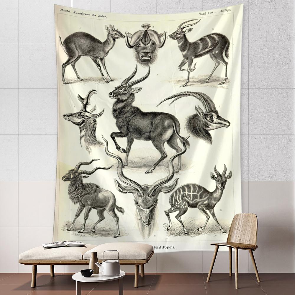 Осьминог Медуза Классификация Карта Гобелен Настенный Художественный Богемный Стиль Психоделический Общежитие Простой Домашний Декор