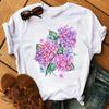 Футболка Lovely heart Bicycle Black T Shirt Girl Harajuku Korean Style tee Tops Kawaii Female T-shirt love Women TShirts