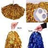 Cheerleading Pom Poms Metallic Pompoms Sports Pom Poms Lightweight Hand Flowers For Party Decorations Cheerleading School