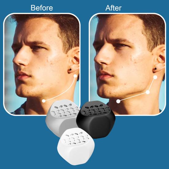 6Pcs Jaw Exerciser Silicone Jawline Shaper Food Grade No Odor Portable Face Powerful Jawline Trainer Facial Exerciser