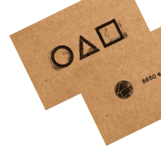 Игра Вечеринка Кальмара Пригласительная Открытка Квадрат Треугольник Круг Соревновательная Карточная Игра Косплей Аниме Тематическая Игра на Выживание Хэллоуин Новый День Рождения