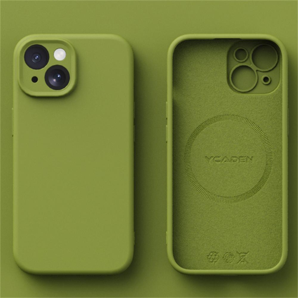 Liquid Silicone Magnetic wireless charging Case for For Iphone 16 Pro Max 15 Pro 14Pro Max 13 12 11 Soft Skin Smooth Cover Bumper