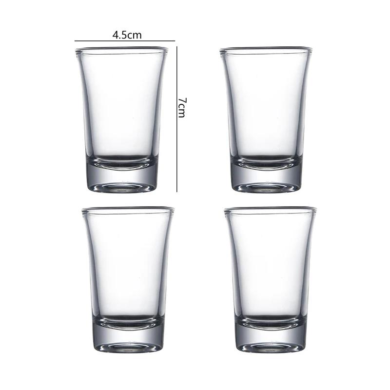 15ml/30ml/50ml High End Thick Cocktail Glasses Small Wine Glass Luxury Baijiu Cup Bar Shot Glass Scotch Bourbon Cups Glassware 5