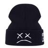 New Fashion Sad Crying Face Winter Warm Caps Sport Beanie Hat Acrylic