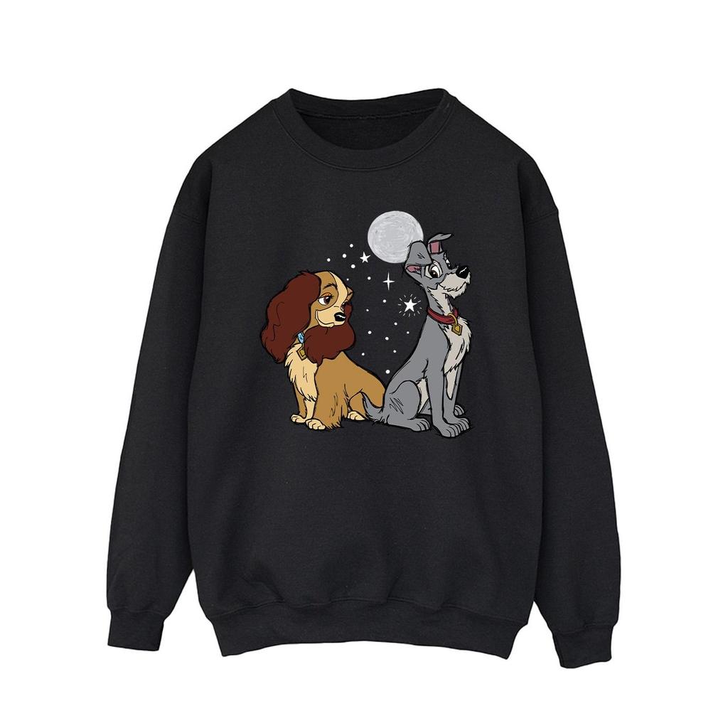 Disney Мужская толстовка Lady And The Tramp Moon