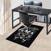1PC Skull Bat Non-Slip Floor carpet, suitable for Office, bedroomand playrooms. It can also be used as a sofa footrest cover-T71