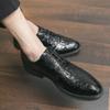 Luxury Designer Brand Business Office Mens Casual Driving Black Loafers Formal British Wedding Dress Shoes Footwear Flats Men