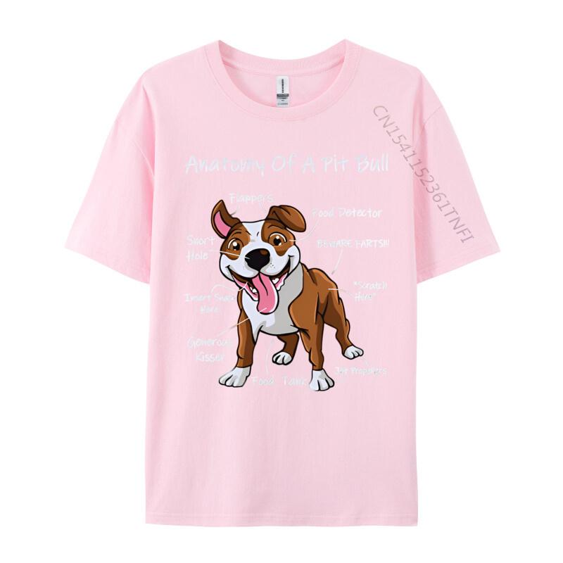 Anatomy Of A Pitbull Vintage Tshirt Black Cosie T Shirts for Men Cotton Tops Shirts Hip Hop Prevalent 3d Printed T Shirts