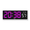 Multialarm Modern Led Desk Clock With Temperature Display For Office Or Bedroom Use