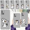 Чехол для Samsung A15 A13 A35 A55 A51 A71 A41 A31 A21S A05 A17 A23 A25 A33 A53 A73 5G A07 4G Чехол Смешная Милая Утка Модный Для Пары