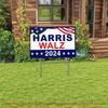 2024 Harris Walz Yard Знаки Заземляющие штепселя Предвыборные баннеры Уличные садовые штепселя Флаги Декоративные элементы Заземление N7J7