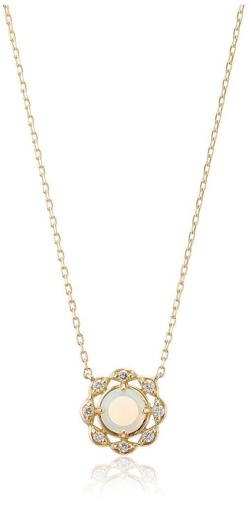 Necklace K18 Yellow Gold Opal AGVN655640OP [Vendome Aoyama] [Official]