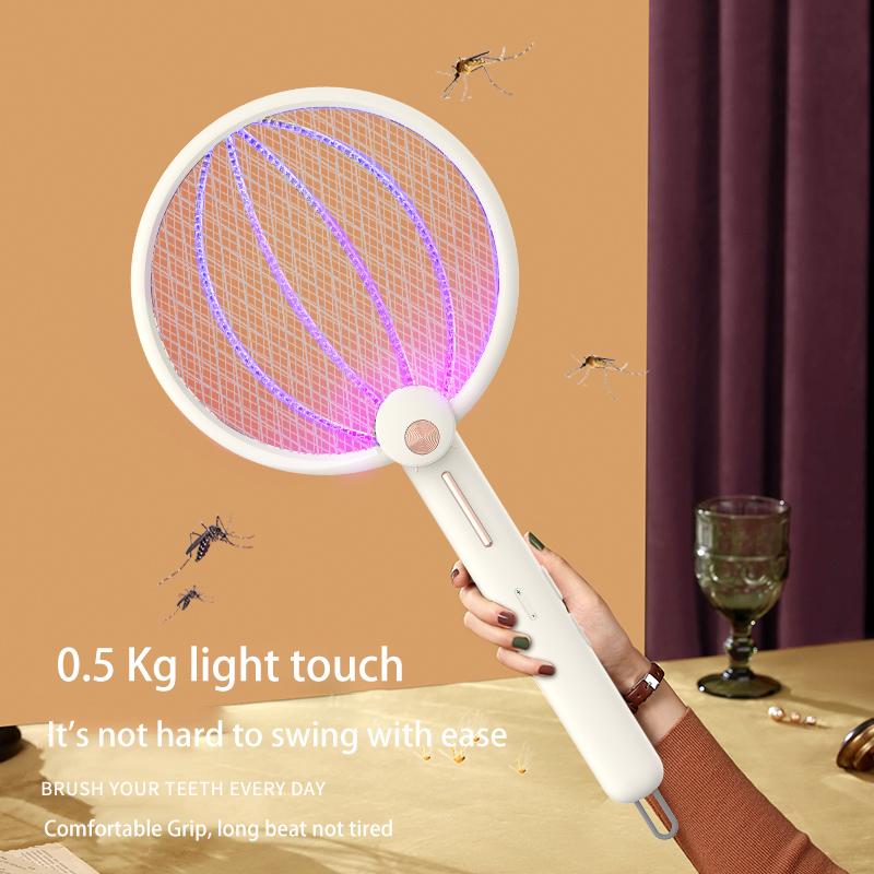 Модернизированная складная электрическая мухобойка для комаров Raquet Mata Mosquito Electrico USB перезарядка Tue Mouche de Electric Mosquito Zapper