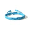 Unisex Hand Rope Adjustable Handmade Braided Solid Color Thick Anti-break Lightweight Stackable