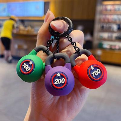 Новая штанга, силиконовая гантель, подарки для любителей спортзала, подарок для фитнес-тренера, рюкзак, подвеска для автомобиля