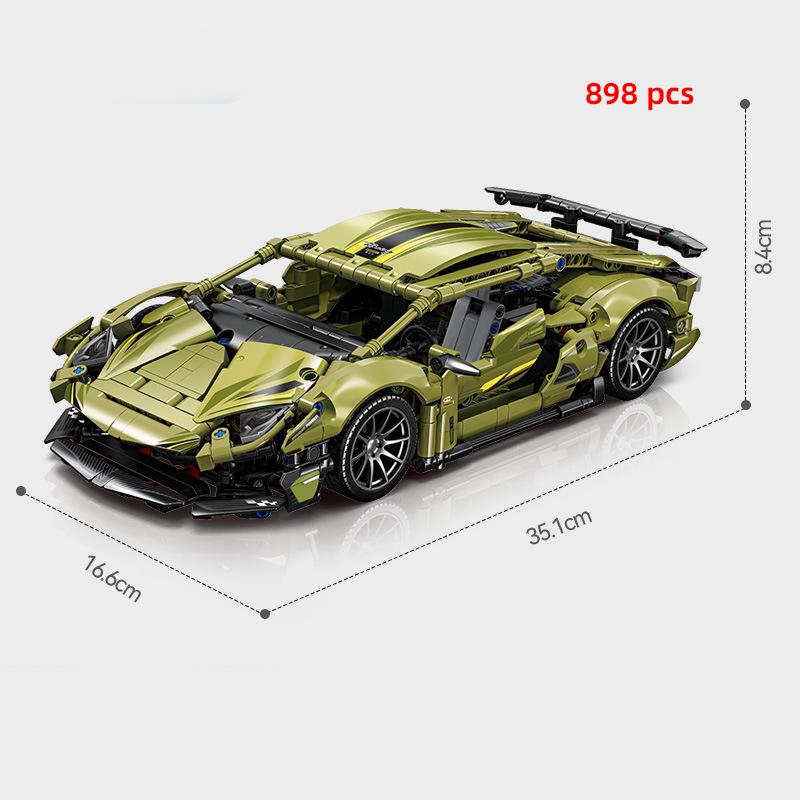 Креативные MOC Технический Автомобиль Скорость Суперкар Спортивный Автомобиль Строительные Блоки Кирпичи Наборы Украшение Diy Конструктор Игрушки