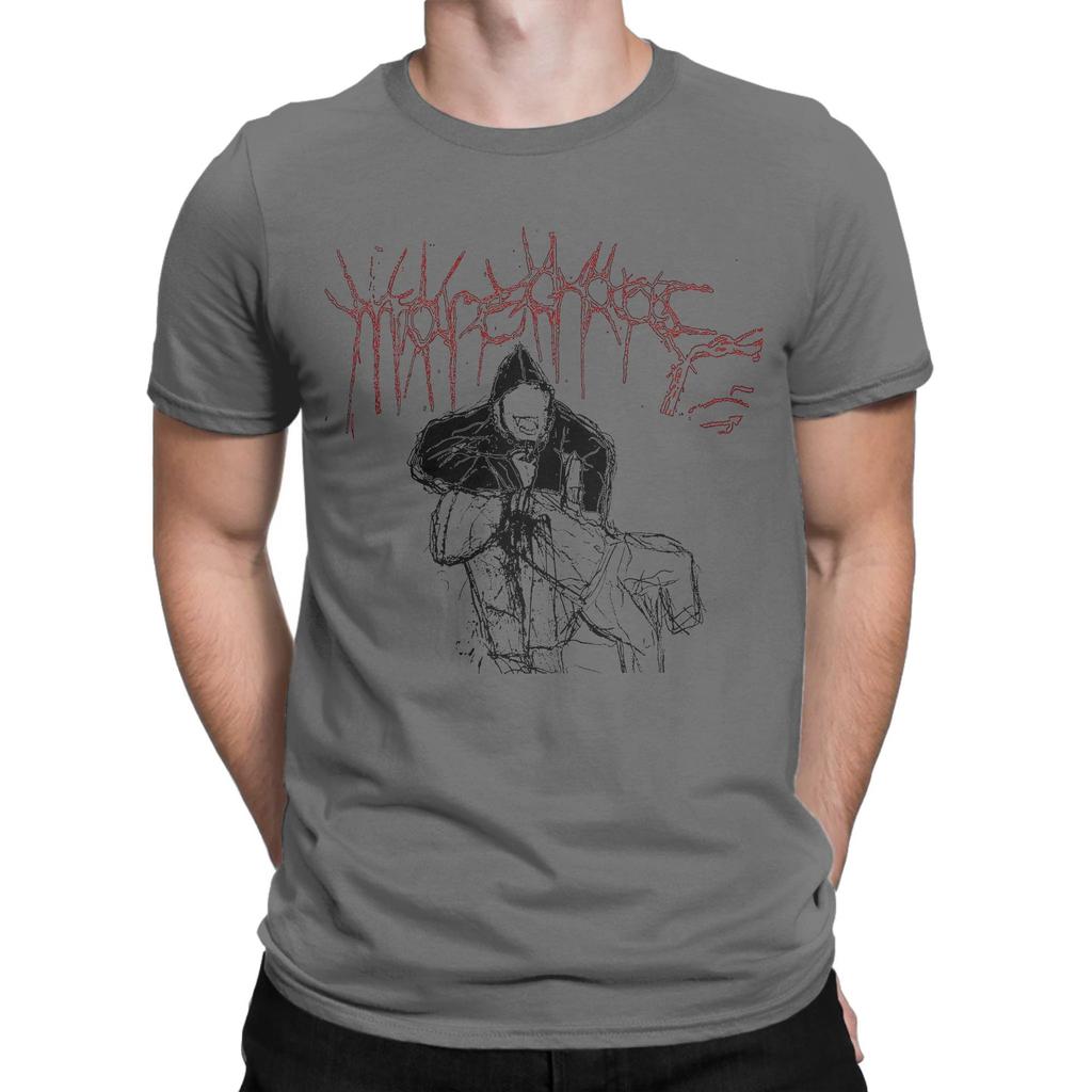 Ken Carson More Chaos Album Men T Shirts Vintage Tee Shirt Short Sleeve Round Collar TShirt Pure Cotton Graphic Printed Tops